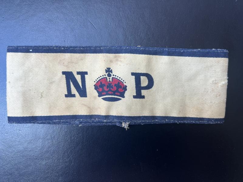 WW2 British Naval Police Printed Armband