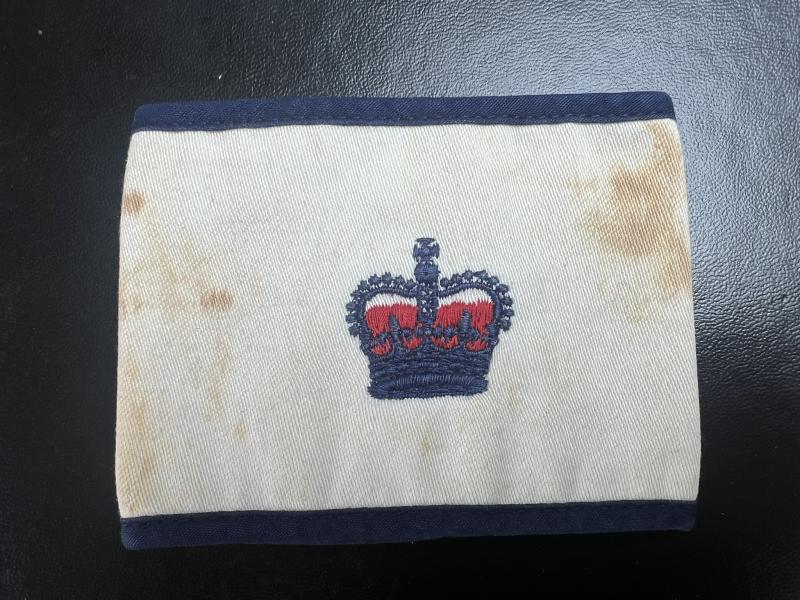Canadian Naval Patrol Brassard worn by dutymen, Boatswains and Regulators, circa 1955 - 1968.