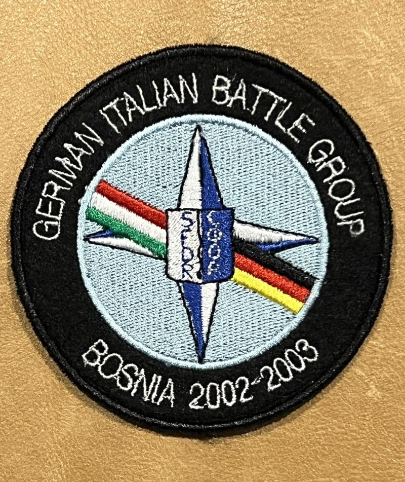 NATO German Italian Battle Group Bosnia 2002-2003 SFOR