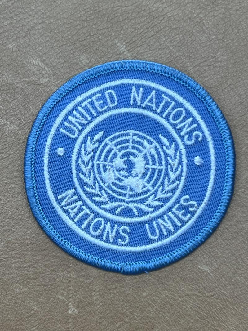 United Nations Nations Unies Patch