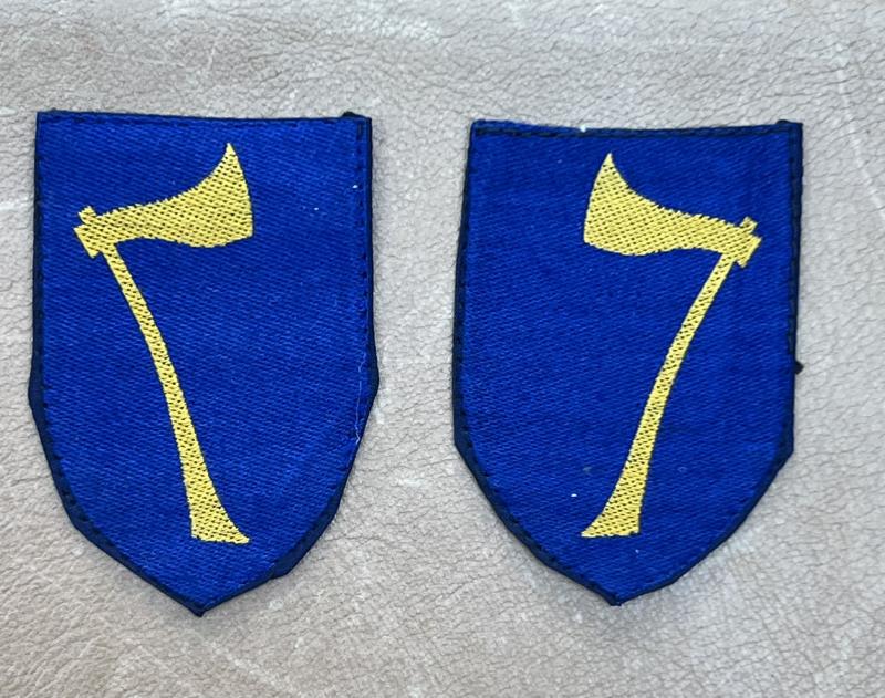 NATO Northern Army Group Pair Silk Woven Used