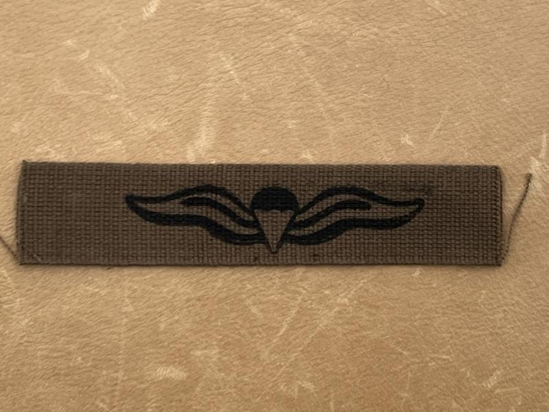 South African Army Parachute Wings Combat Dress