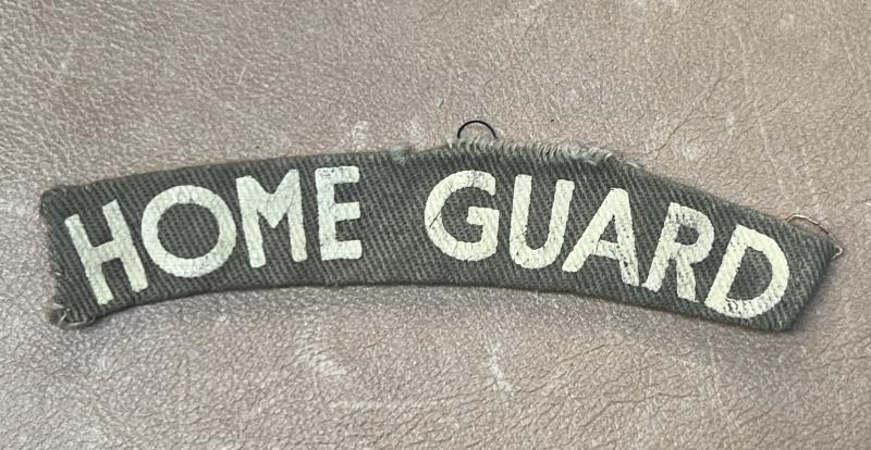 WW2 Home Guard Printed Shoulder Title