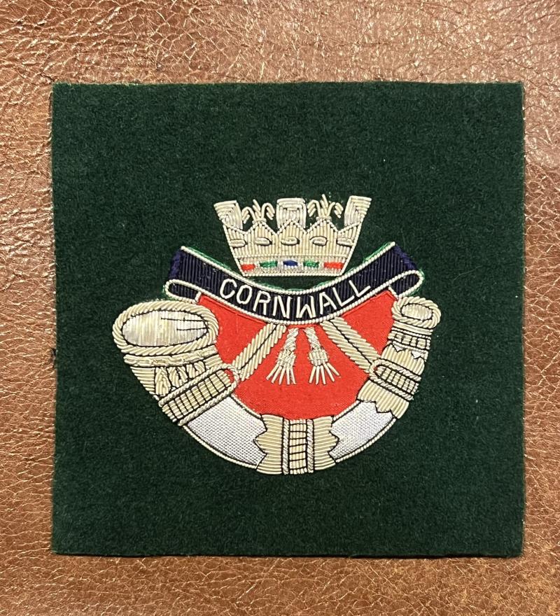 Duke Of Cornwall Light Infantry Blazer Badge
