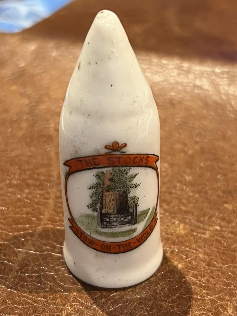 Stow on The Wold Crested China Shell