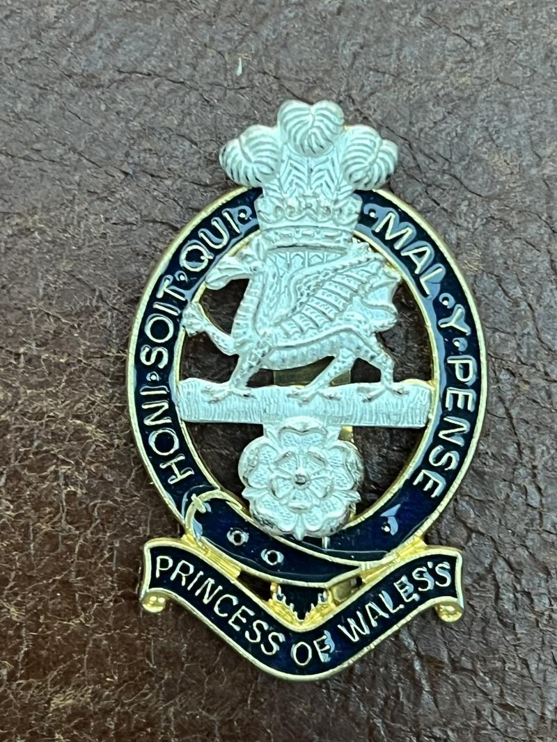Princess of Wales Royal Regiment Cap Badge