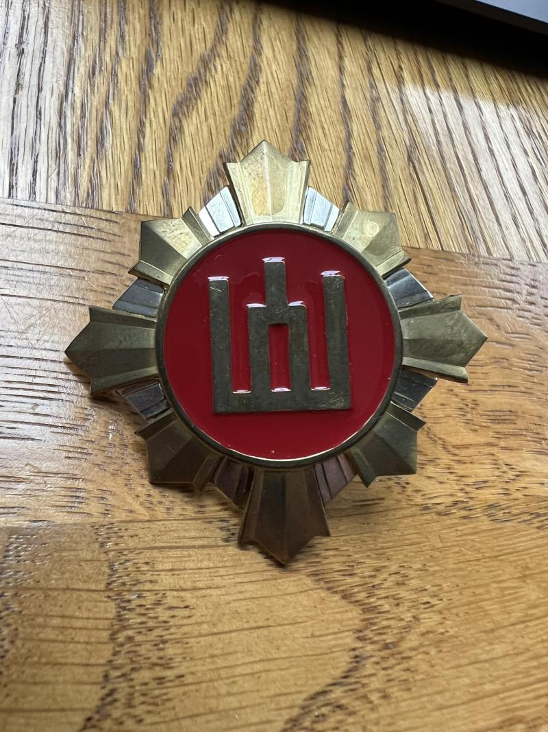 Lithuania Military Police Karo Policija Cap Badge