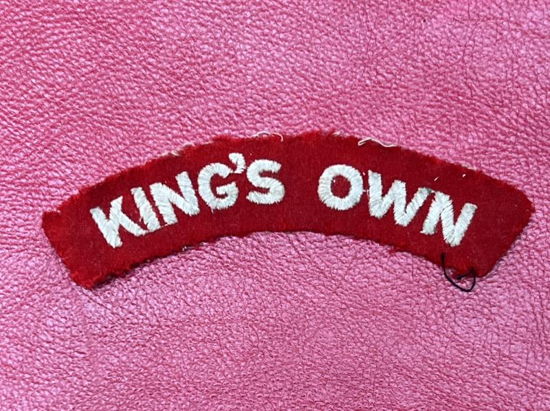Kings Own Shoulder Title