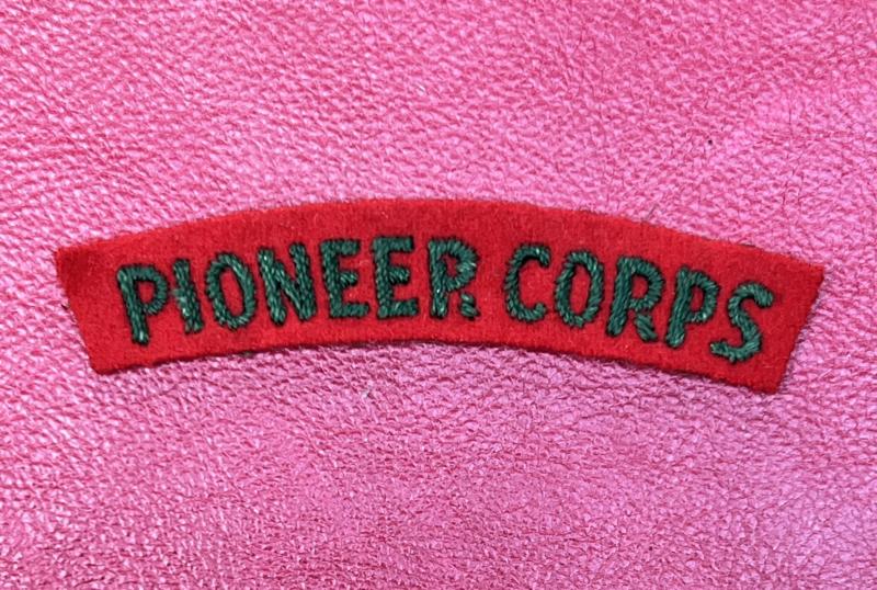 Pioneer Corps Shoulder Title