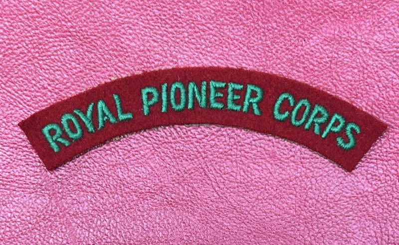 Royal Pioneer Corps Shoulder Title