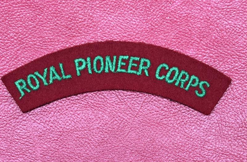 Royal Pioneer Corps Shoulder Title