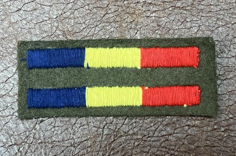 REME Arm of Service Strips WW2 Paste Backs Pair