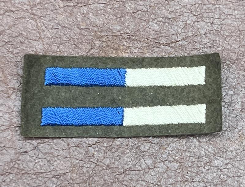 Royal Signals Arm of Service Strips Pair Paste Backs