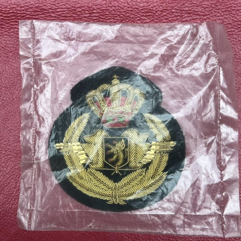 1950s Belgium Air Force Officers Cap Badge