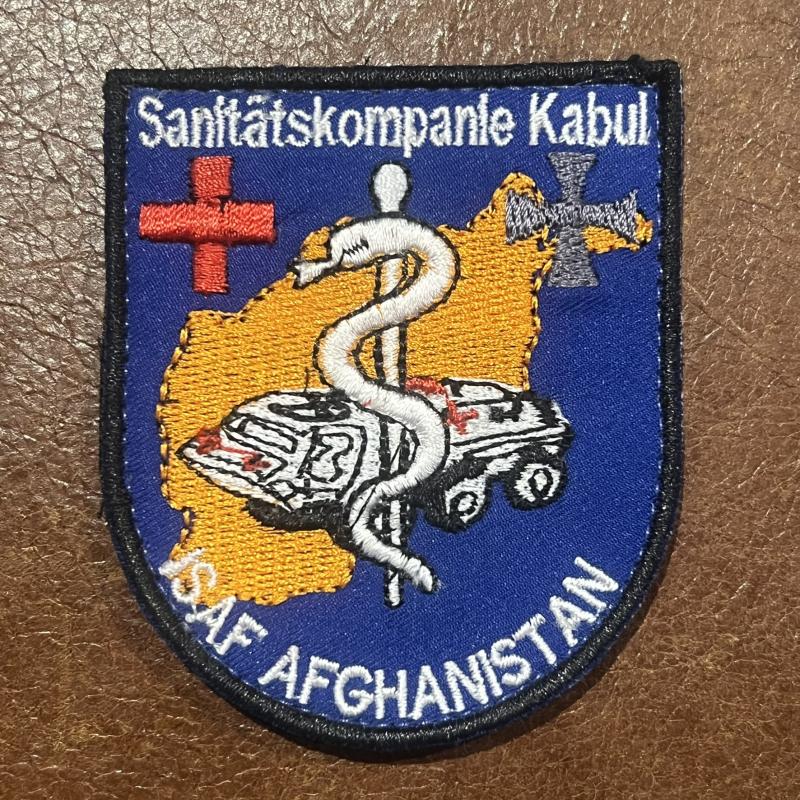 German Sanitatskompanie Kabul ISAF Afghanistan Patch