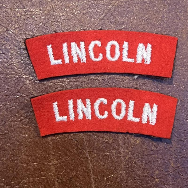 Lincoln Regiment Shoulder Titles