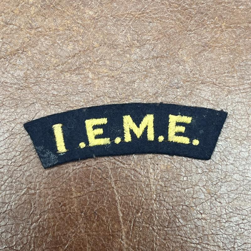 Indian Electrical Mechanical Engineers Paste Back Shoulder Title