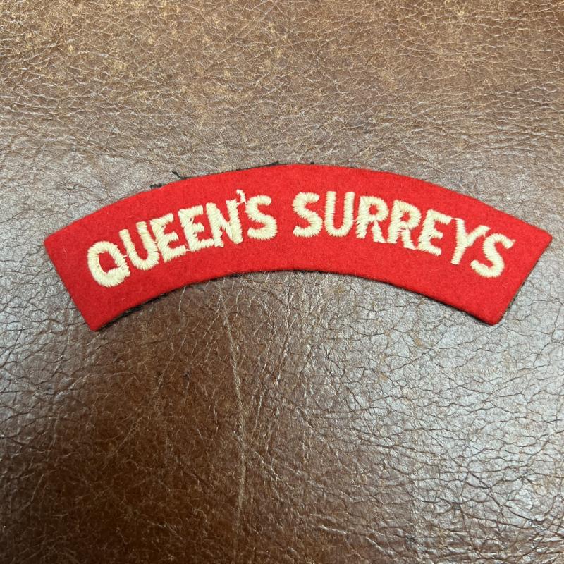 Queen's Surreys Shoulder Title