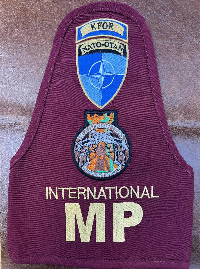 International Military Police Brassard  KFOR NATO-OTAN