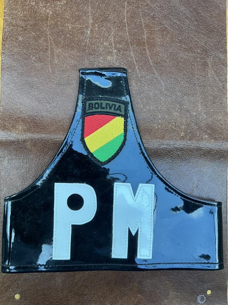 Bolivia Policia Militar, Military Police Brassard