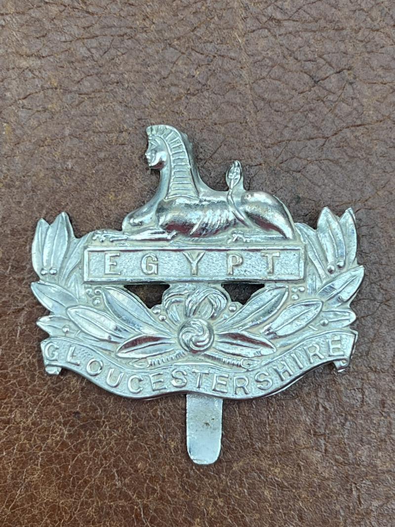 Gloucestershire Regiment Chromed Cap Badge