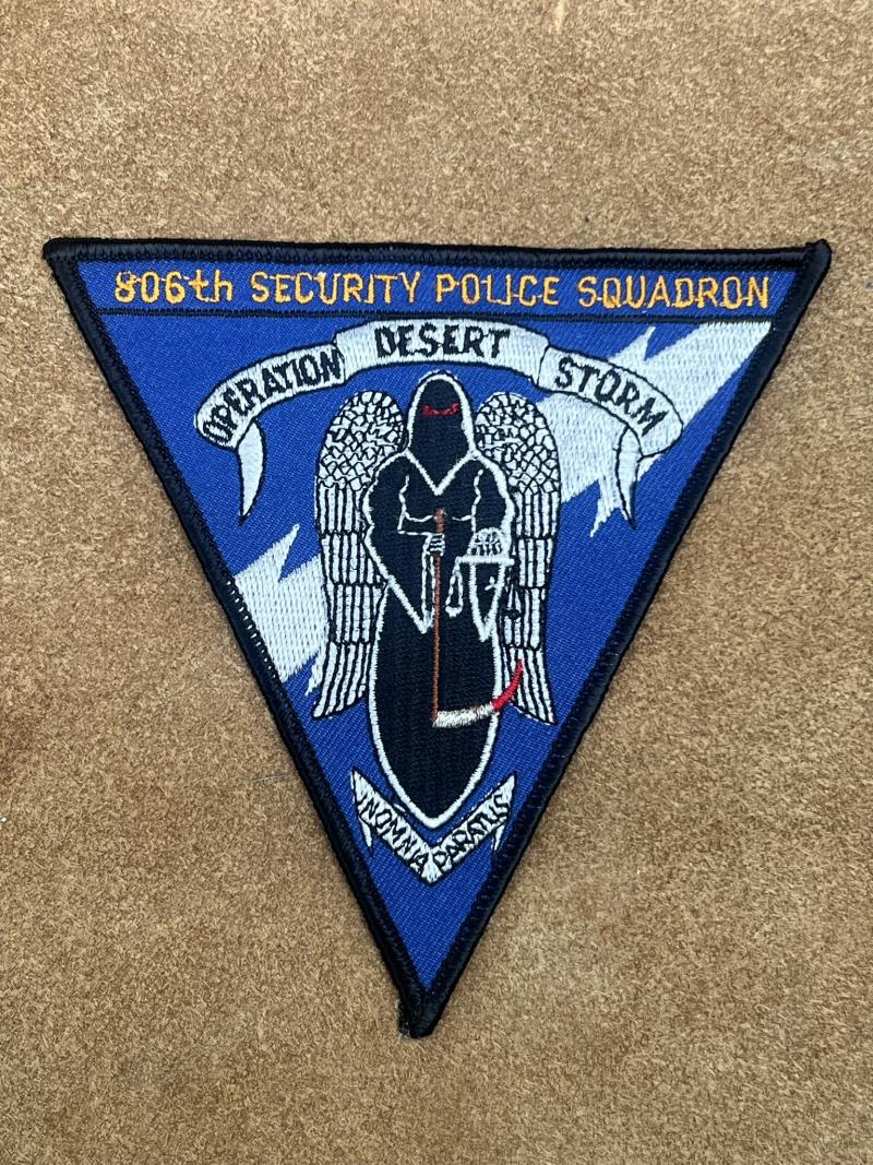 806th USAF Security Police Squadron Patch