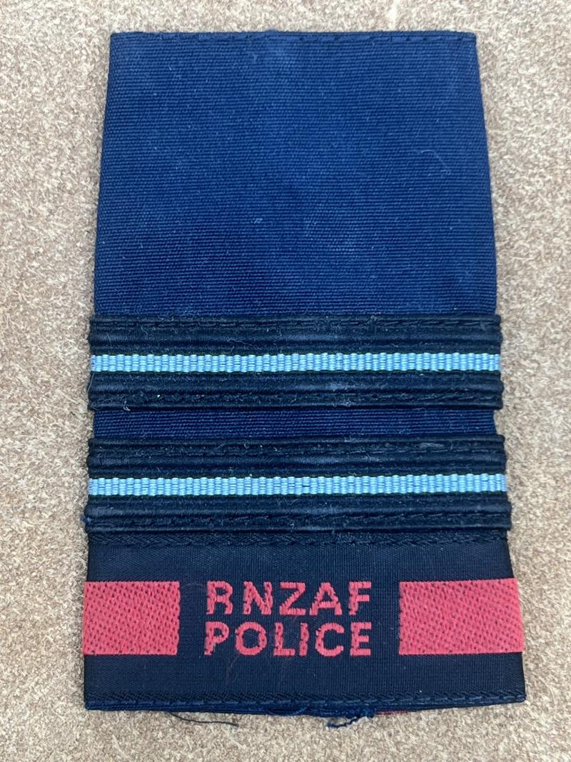 Royal New Zealand Air Force Police Wing Commander Rank Slide