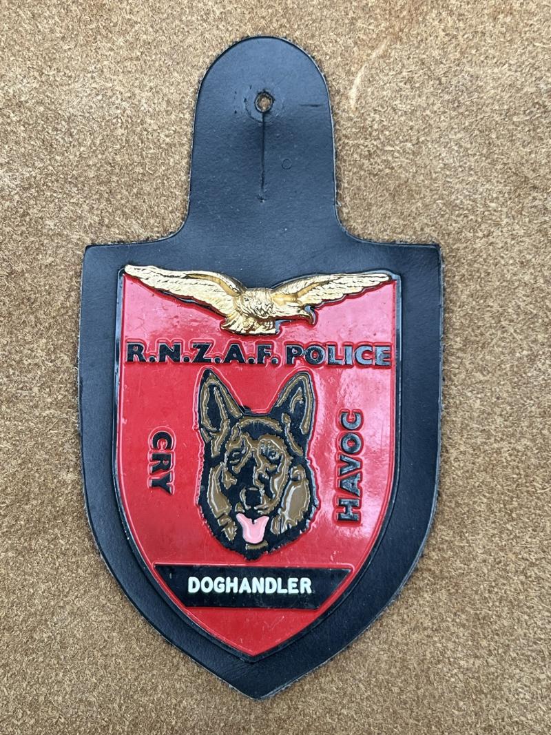 Royal New Zealand Air Force Police Dog Handler Pocket Fob Rare