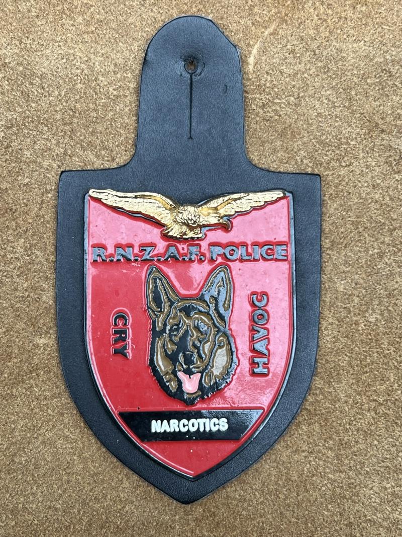 Royal New Zealand Air Force Police Narcotics Pocket Fob Rare