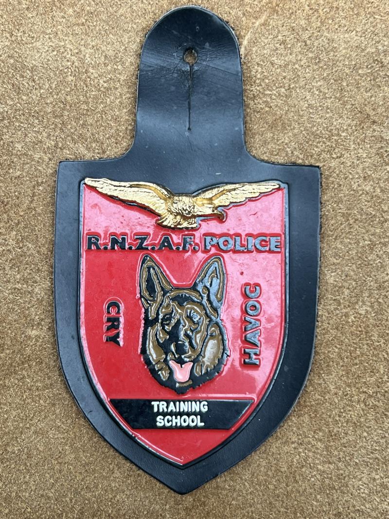Royal New Zealand Air Force Police Training School Pocket Fob Rare