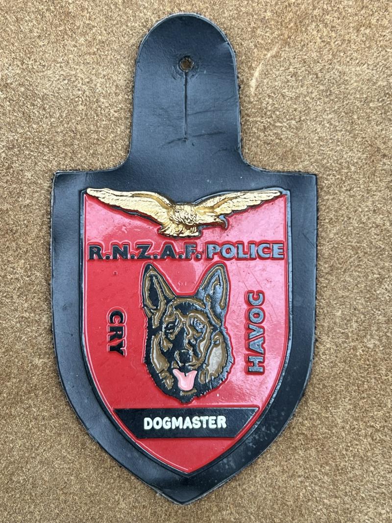 Royal New Zealand Air Force Police Dog Master Pocket Fob Rare