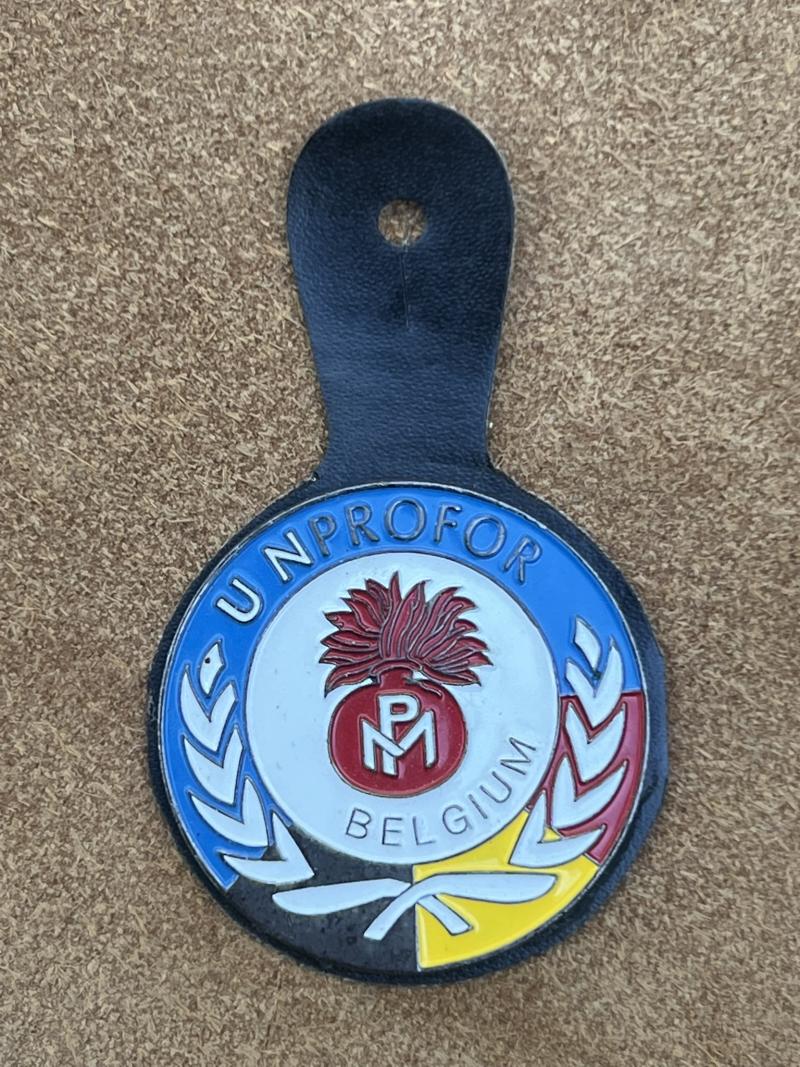 Belgium Military Police UNPROFOR MP Pocket Fob