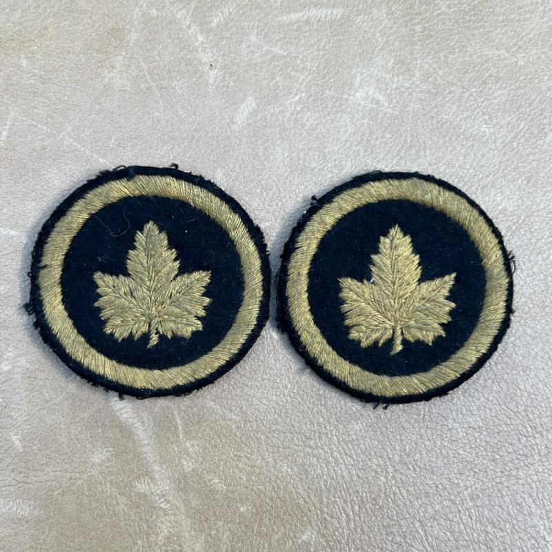 Canada, Canadian Military HQ Pair Formation Signs WW2
