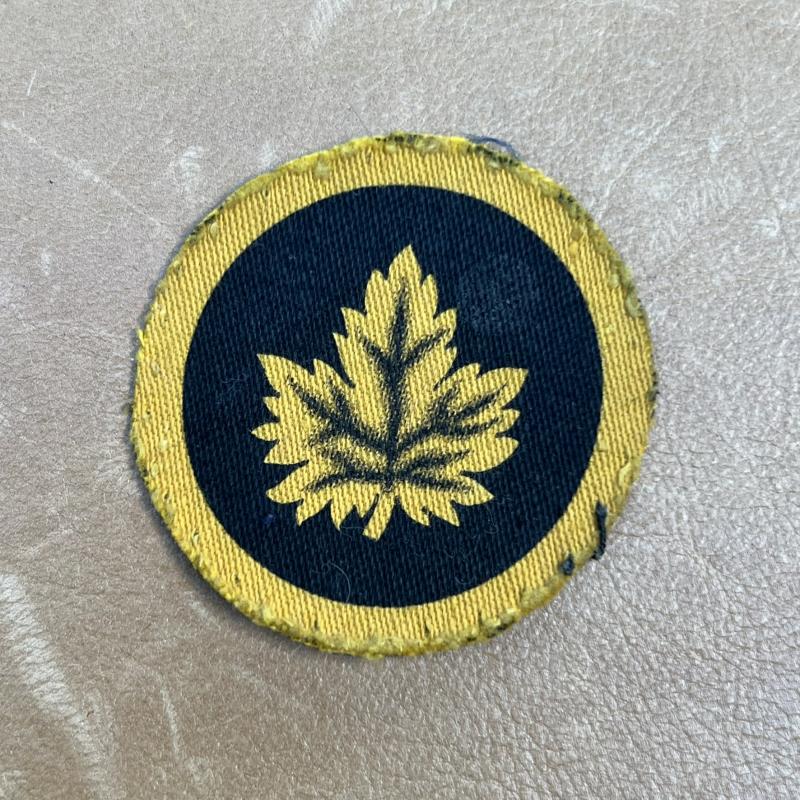 Canada, Canadian Military HQ Printed Formation Sign WW2