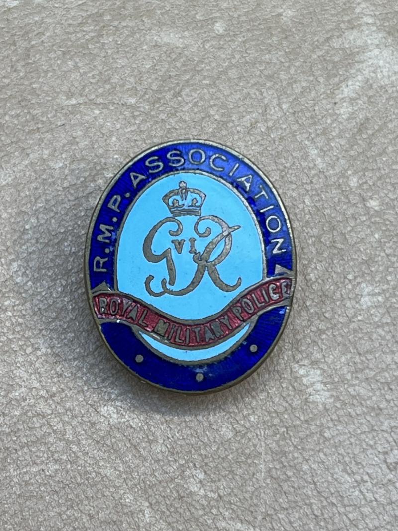 Royal Military Police Association Kings Crown Lapel Badge