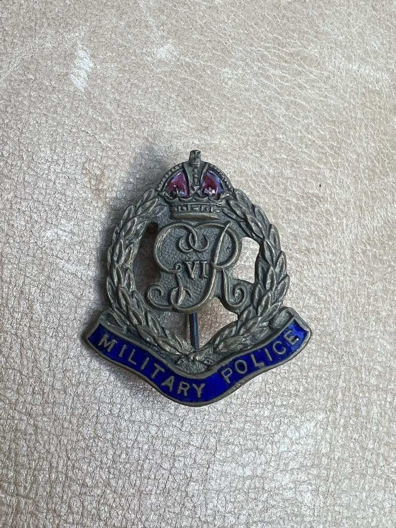 Military Police GVIR Sweetheart Brooch