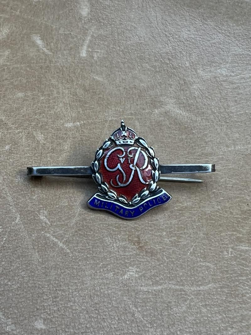 Military Police GVIR Silver Tie Clip