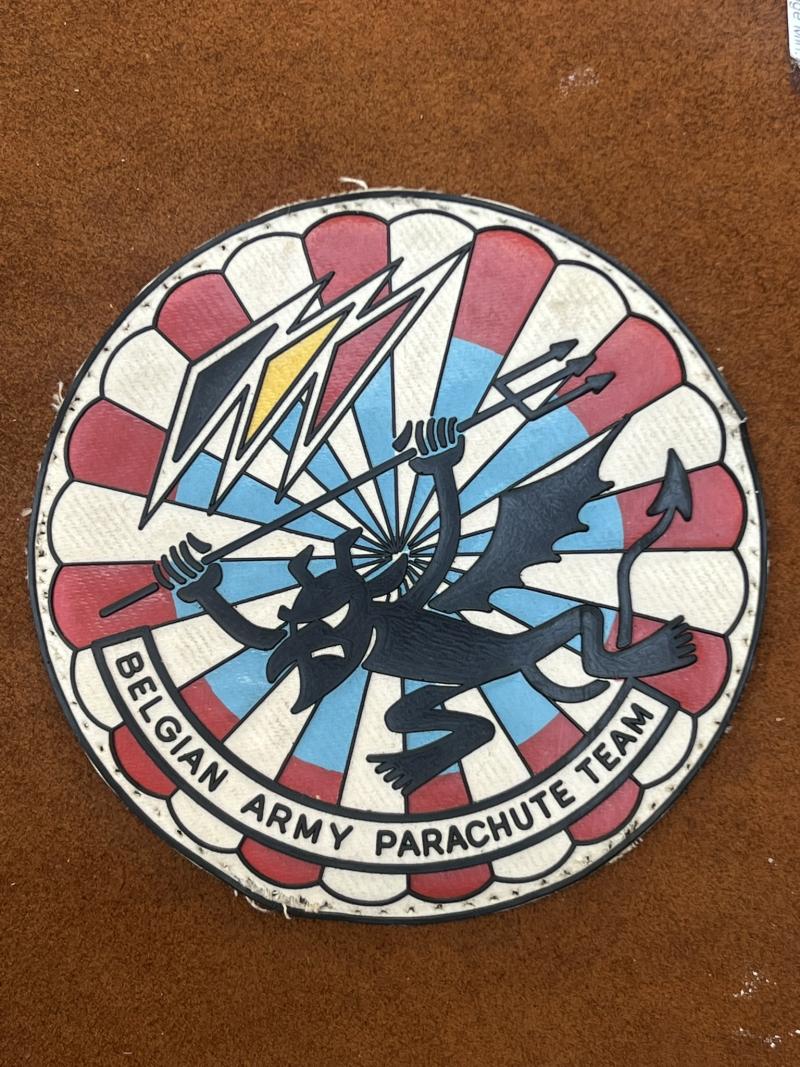 Belgium Army Parachute Team Patch