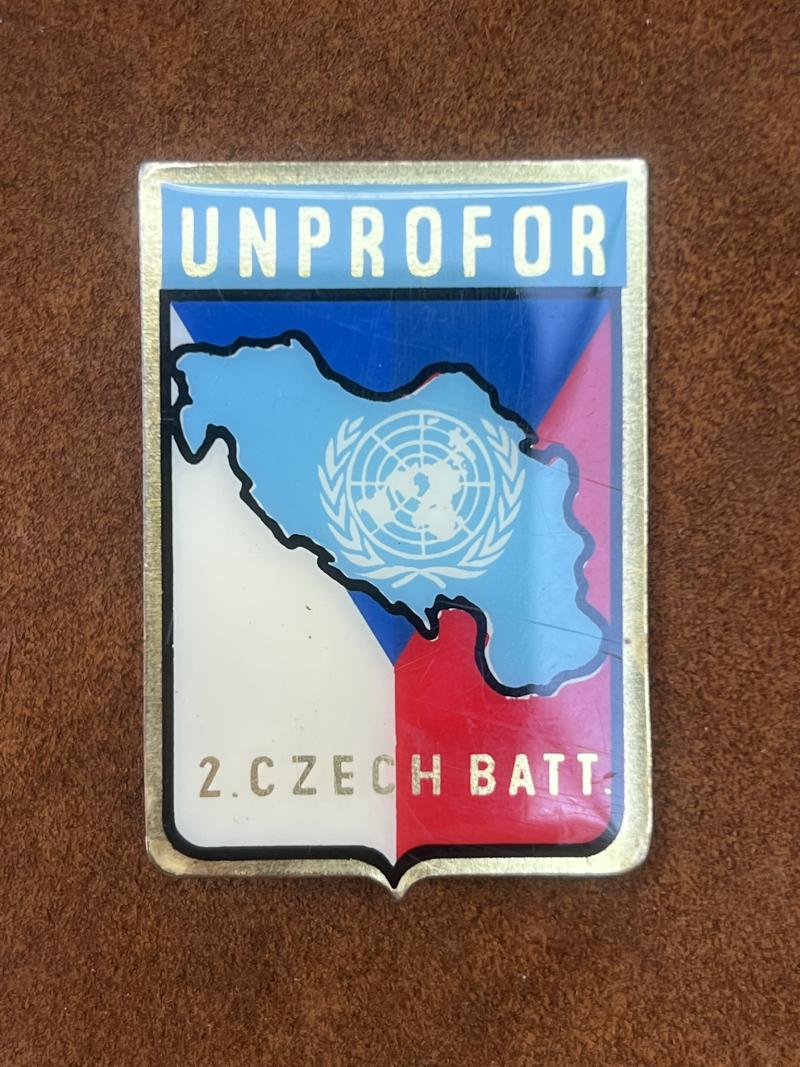 Czech Batt UNPROFR Pocket Badge