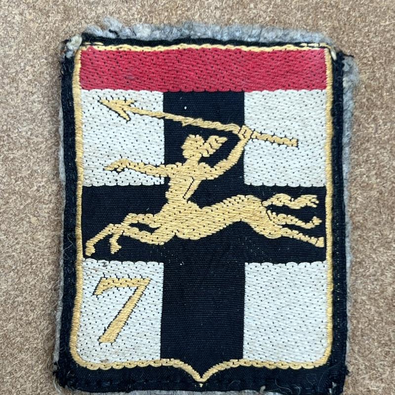 France, French 7th Armoured Division Patch