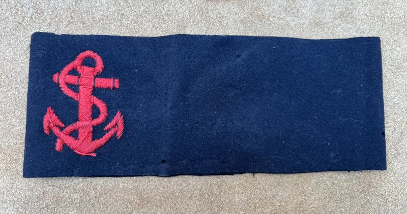 Rare WW1 Lord Derby Scheme Royal Navy Armband Rare