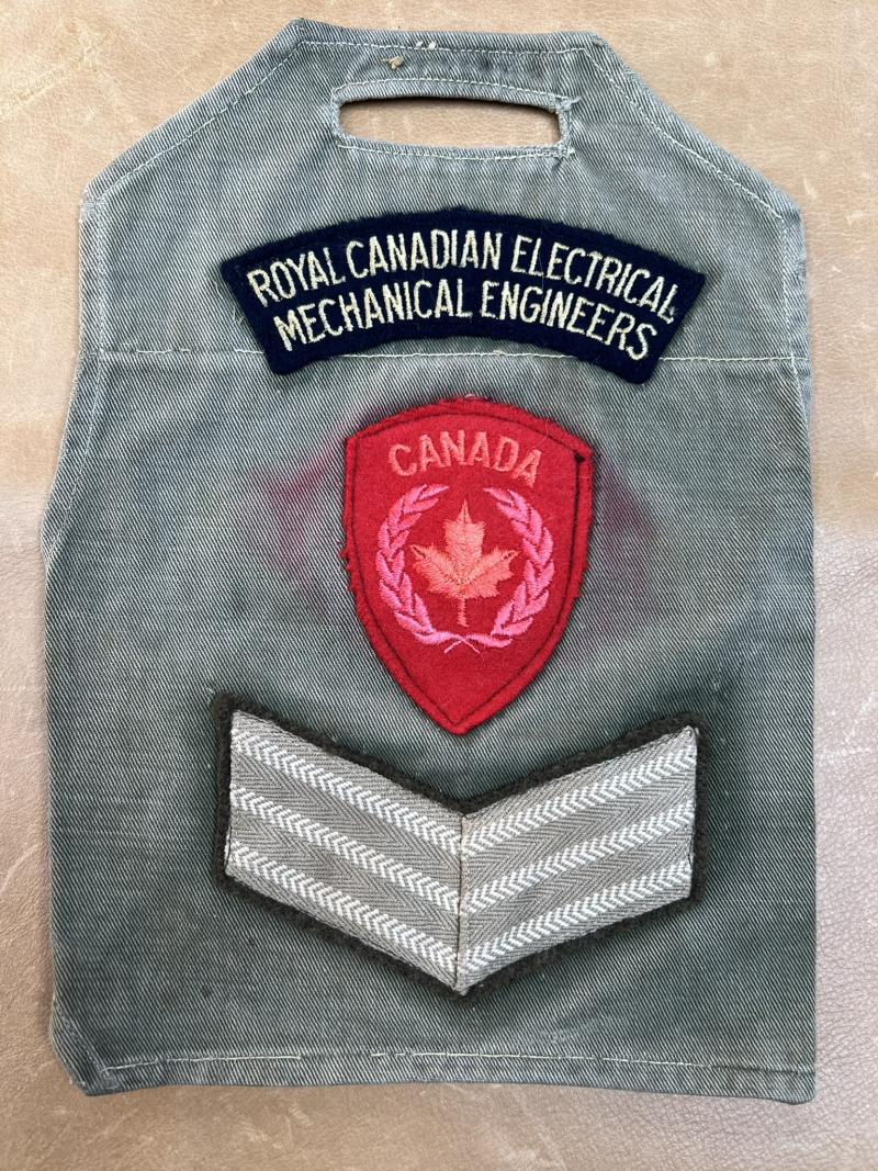 Canada, Royal Canadian Electrical Mechanical Engineers 25th Infantry Brigade Sergeants Brassard
