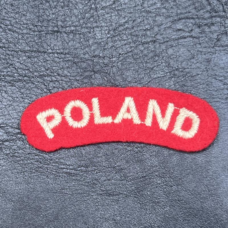 Poland WW2 Nationality Shoulder Title