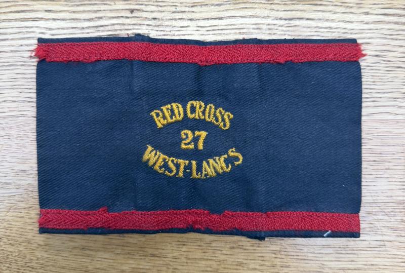 British Red Cross 27 West Lancs Armband WW2